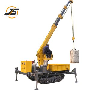 Where can small crawler cranes be used