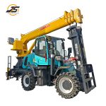 Forklift tail crane
