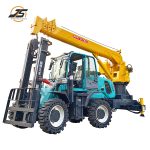 Forklift tail crane