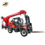 Forklift tail crane