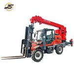 Forklift tail crane