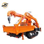 Crane and digging integrated engineering vehicle