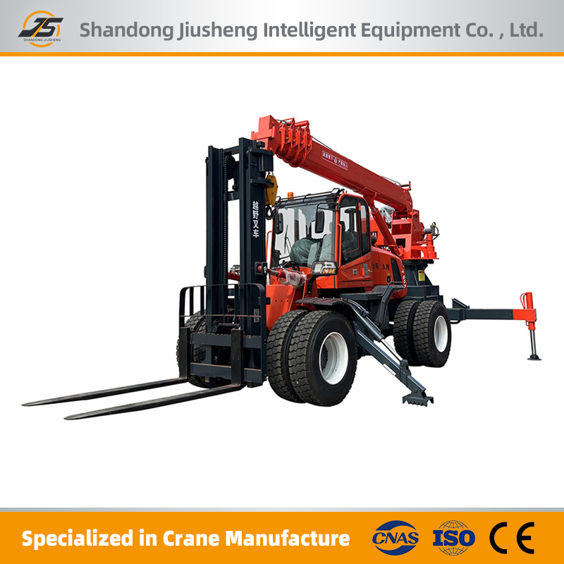 Forklift tail crane