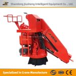 Remote-controlled knuckle boom crane