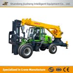 Forklift with Rear-mounted Crane