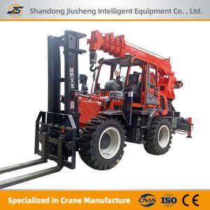 Forklift tail crane