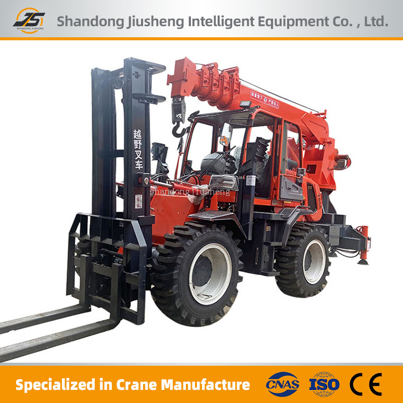 Forklift tail crane