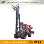 forklift with crane