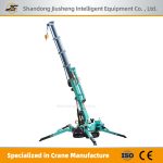 telescopic boom spider crane
