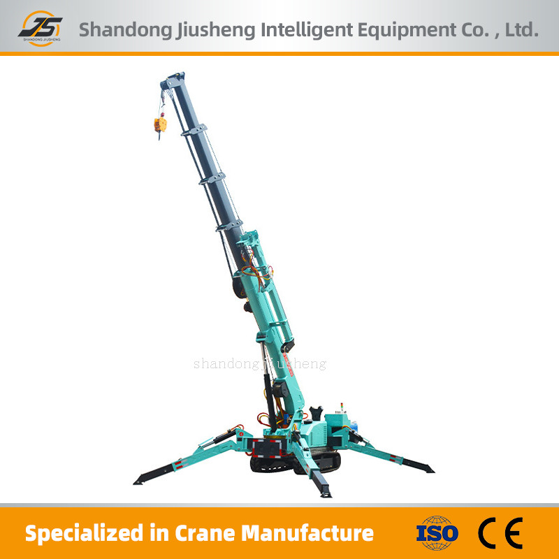 telescopic boom spider crane