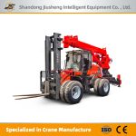 All Terrain Forklift With Crane