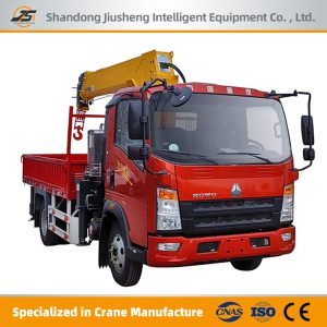 Heavy Duty 5t 8t 10t Truck Crane with Telescopic Hydraulic Boom – Ideal for Building Construction and Dock Operations
