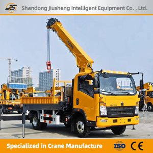 Full Hydraulic 5T Crane Truck – Straight Telescopic Boom for Precise Lifting