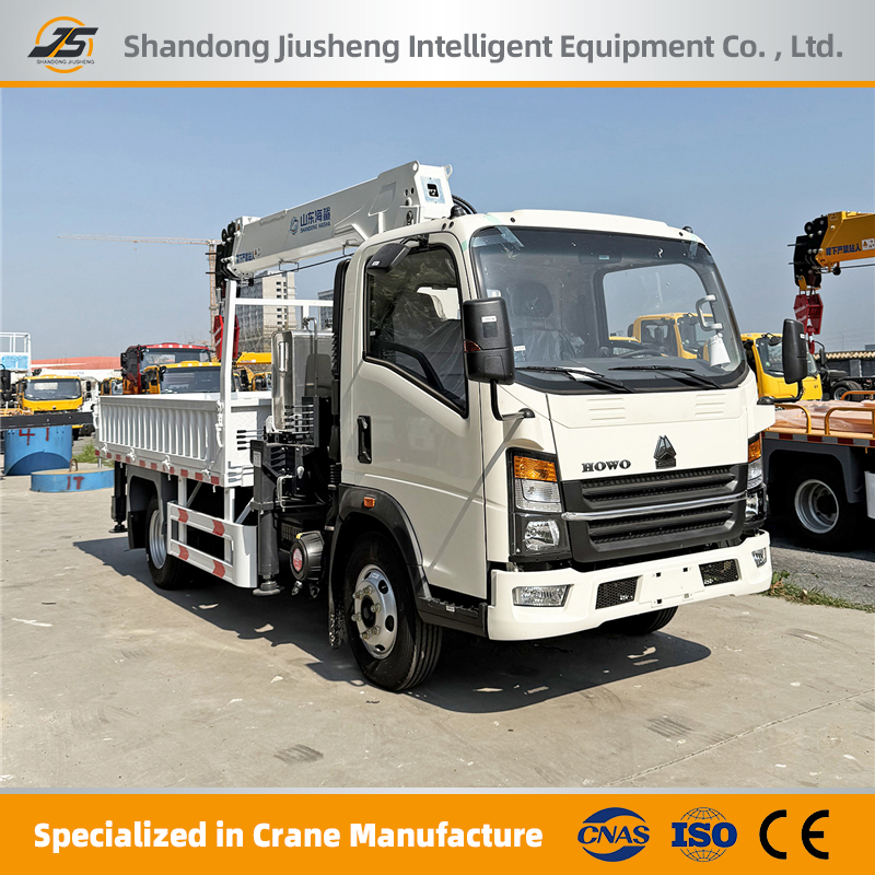 5T Hydraulic Straight Boom Truck Mounted Crane