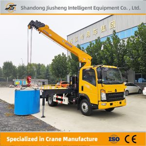 Multi-purpose 6.3T Crane Truck with Lifting and Hauling Capability – Ideal for Job Sites